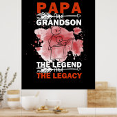 Poster Citations grand-père | Papa Et Grandson (Cuisine)
