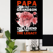Poster Citations grand-père | Papa Et Grandson (Bureau à domicile)