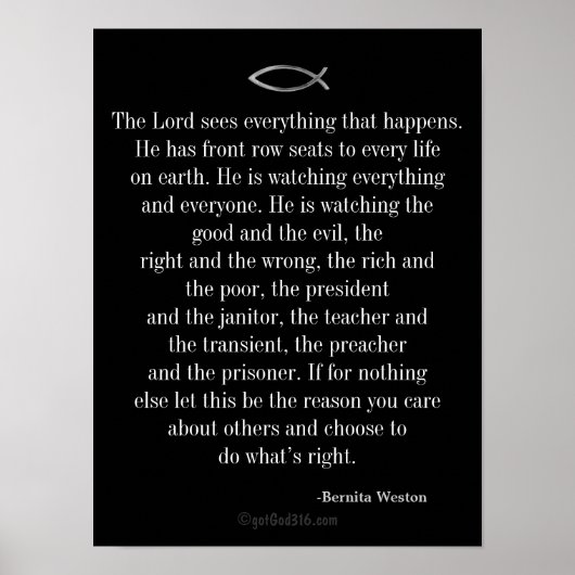 Poster Citations inspirantes clés pour la discipline (Devant)