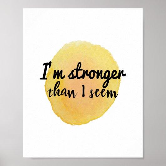 Poster citations inspirantes d'acceptation de soi (Devant)