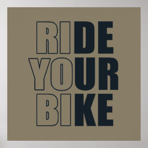 Poster citations inspirantes de cyclisme