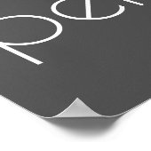 Poster citations inspirantes progrès pas perfection (Coin)