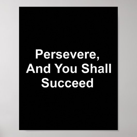 Poster Citations Inspirationnelles - Persévérantes Et Vou (Devant)