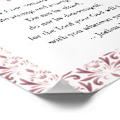 Poster Citations inspirées de la Bible pour les femmes (Coin)