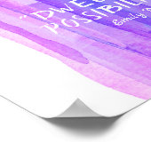 Poster citations littéraires inspirantes de Dickinson ble (Coin)