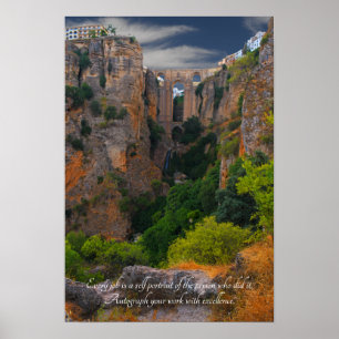 Poster Citations Motivation - Ronda Espagne