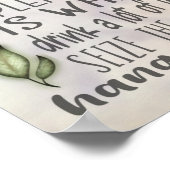 Poster Citations motivationnelles de la sagesse d'un fain (Coin)