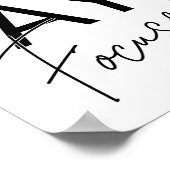 Poster Citations motivationnelles en noir et blanc (Coin)