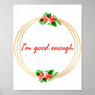 Poster citations motivationnelles et inspirantes pour la