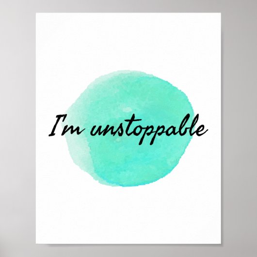 Poster citations motivationnelles et inspirantes pour le (Devant)