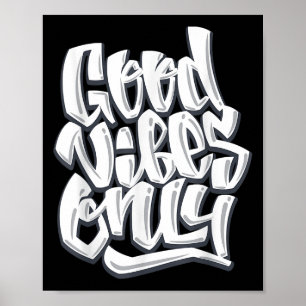 Poster Citations motivationnelles inspirées de Good Vibes