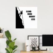Poster citations motivationnelles pour grimpeurs (Bureau à domicile)