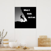 Poster citations motivationnelles pour grimpeurs (Cuisine)