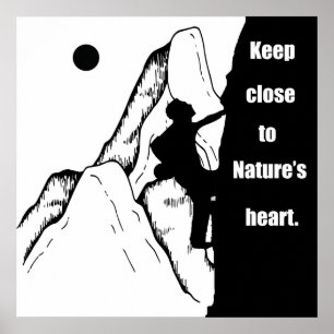 Poster citations motivationnelles pour grimpeurs