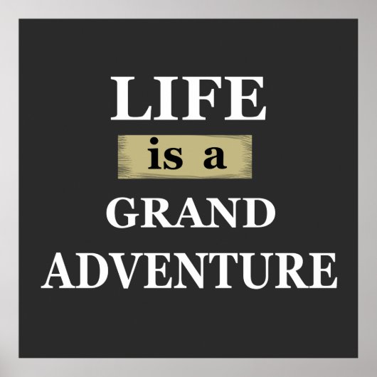 Poster citations motivationnelles sur les paroles de vie (Devant)