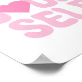 Poster Citations Pink Love Yourself (Coin)
