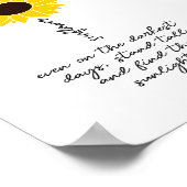 Poster Citations positives du tournesol Motivation inspir (Coin)