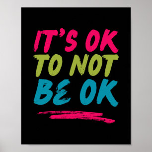 Poster Citations positives en santé mentale - Ne pas être