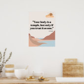 Poster Citations pour l'affiche des centres médicaux et d (Cuisine)