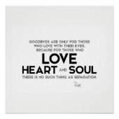 Poster CITATIONS : Rumi : Goodbyes, séparation (Devant)