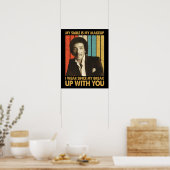 Poster Citations Smokey Robinson - Mon sourire est mon ma (Cuisine)
