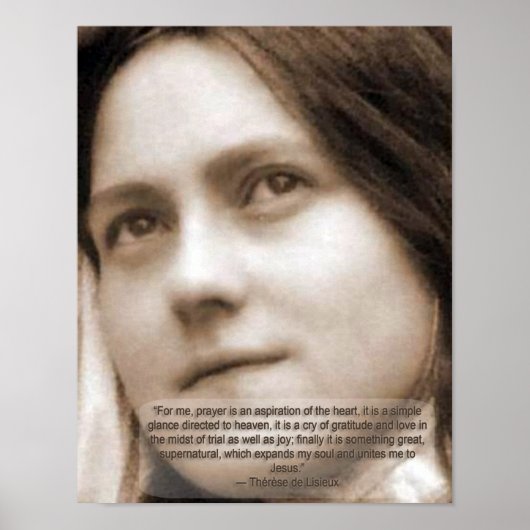 Poster Citations St Therese (Devant)