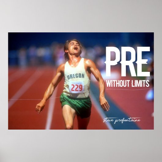 Poster Citations Steve Prefontaine (Devant)