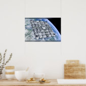 Poster Cité de l'espace (Cuisine)