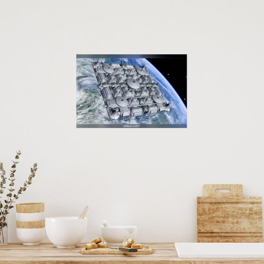 Poster Cité de l'espace (Cuisine)