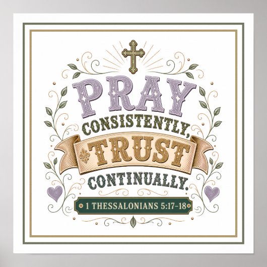 Poster Citer constamment, Faire confiance continuellement (Devant)