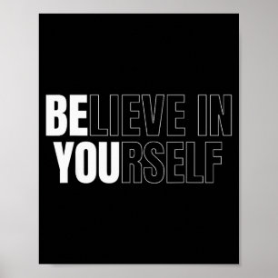 Poster Citez-vous Croyez En Vous Citation Motivationnelle