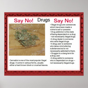 Poster Citoyenneté, compétences vitales Dites non!