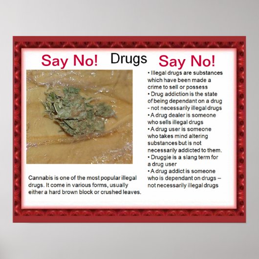 Poster Citoyenneté, compétences vitales Dites non! (Devant)