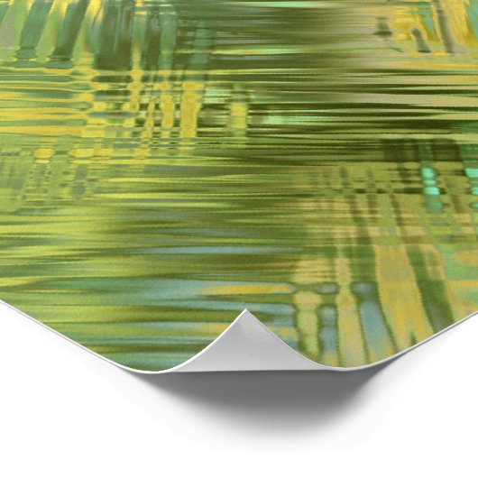 Poster Citrine Yellow Glassy Texture (Coin)