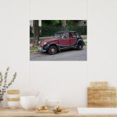 Poster Citroen 2 CV Charleston (Cuisine)