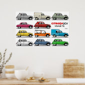 Poster Citroën 2CV (Cuisine)