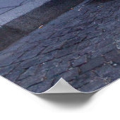 Poster Citroën 2CV en argent (Coin)