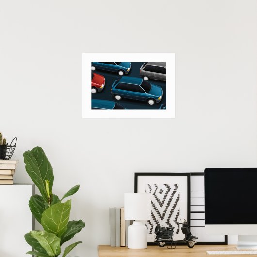Poster Citroen AX (Bureau à domicile)