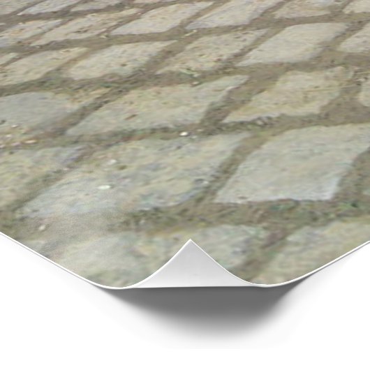 Poster Citroen coloré 2 CV (Coin)