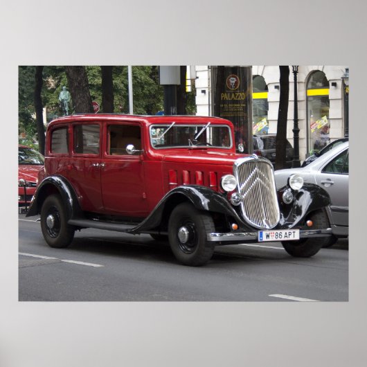 Poster Citroen Rosalie (Devant)