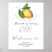 Poster Citron 1er anniversaire (Devant)