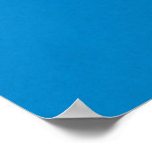 Poster citron bleu coupé en deux moitiés (Coin)