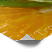 Poster Citron, citron vert et orange (Coin)