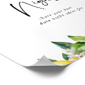 Poster Citron Citrus douche nuptiale Date Jar Game (Coin)