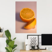 Poster Citron coupé (Bureau à domicile)