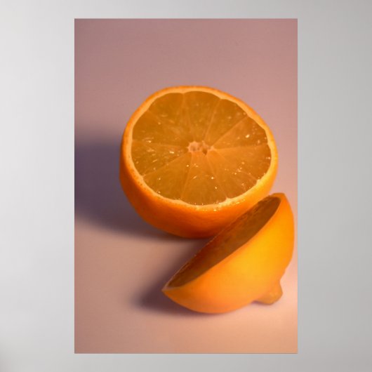 Poster Citron coupé (Devant)