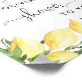 Poster Citron de ma douche à vos faveurs Signer (Coin)