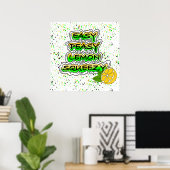 Poster Citron doux facile (Bureau à domicile)