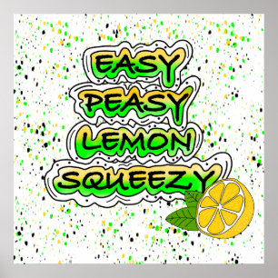 Poster Citron doux facile
