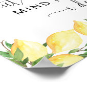 Poster Citron Fête des mariées Donut esprit si je ne sign (Coin)